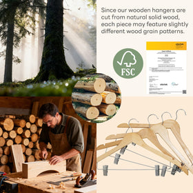 HOUSE DAY 18 lb capacity hanger supports heavy outerwear securely