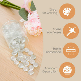 Houseables clear gems illuminate when light passes through, enhancing decor