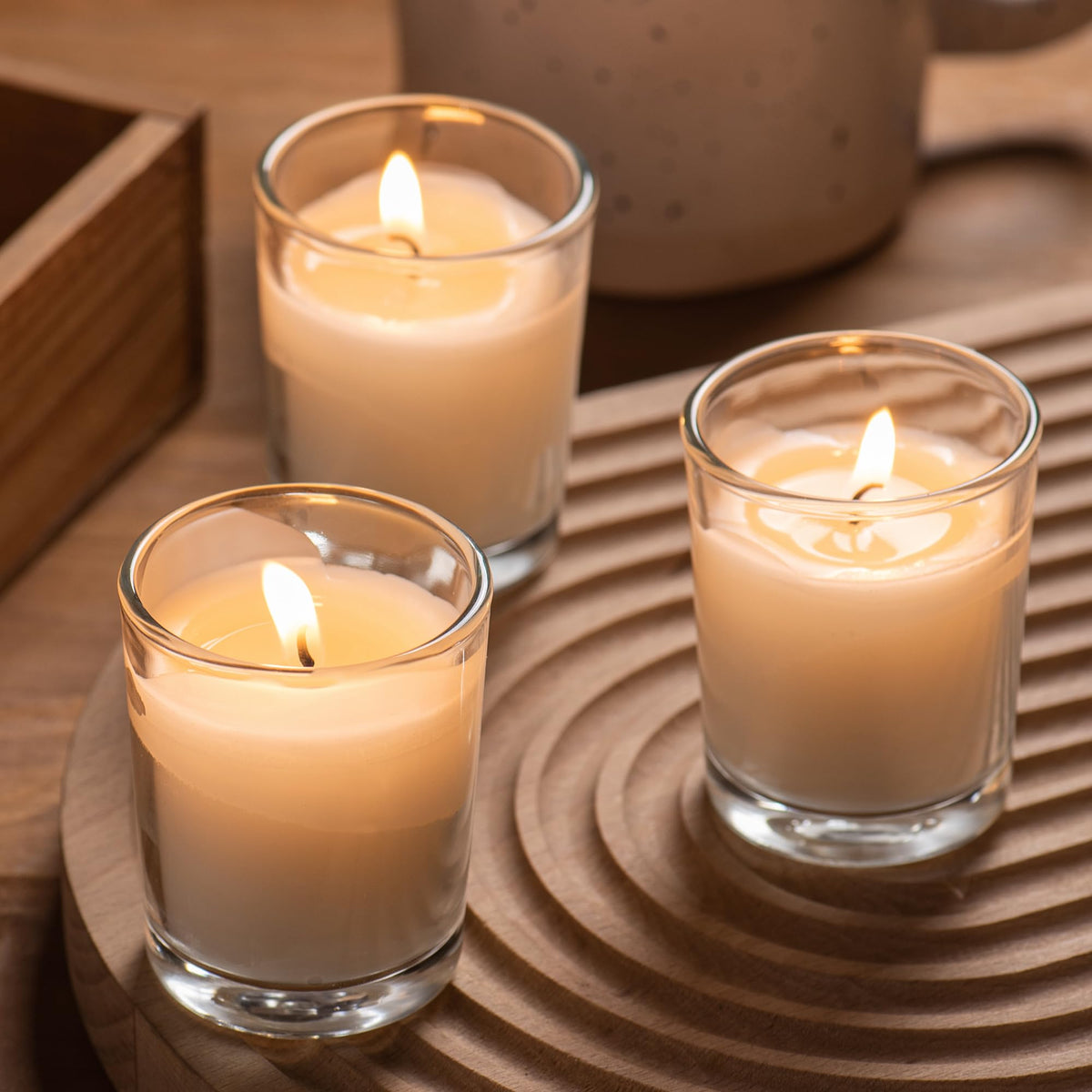 Housecret emergency light votives supply reliable illumination during outages