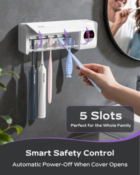 HouseGem wall-mount bathroom setup saves counter space
