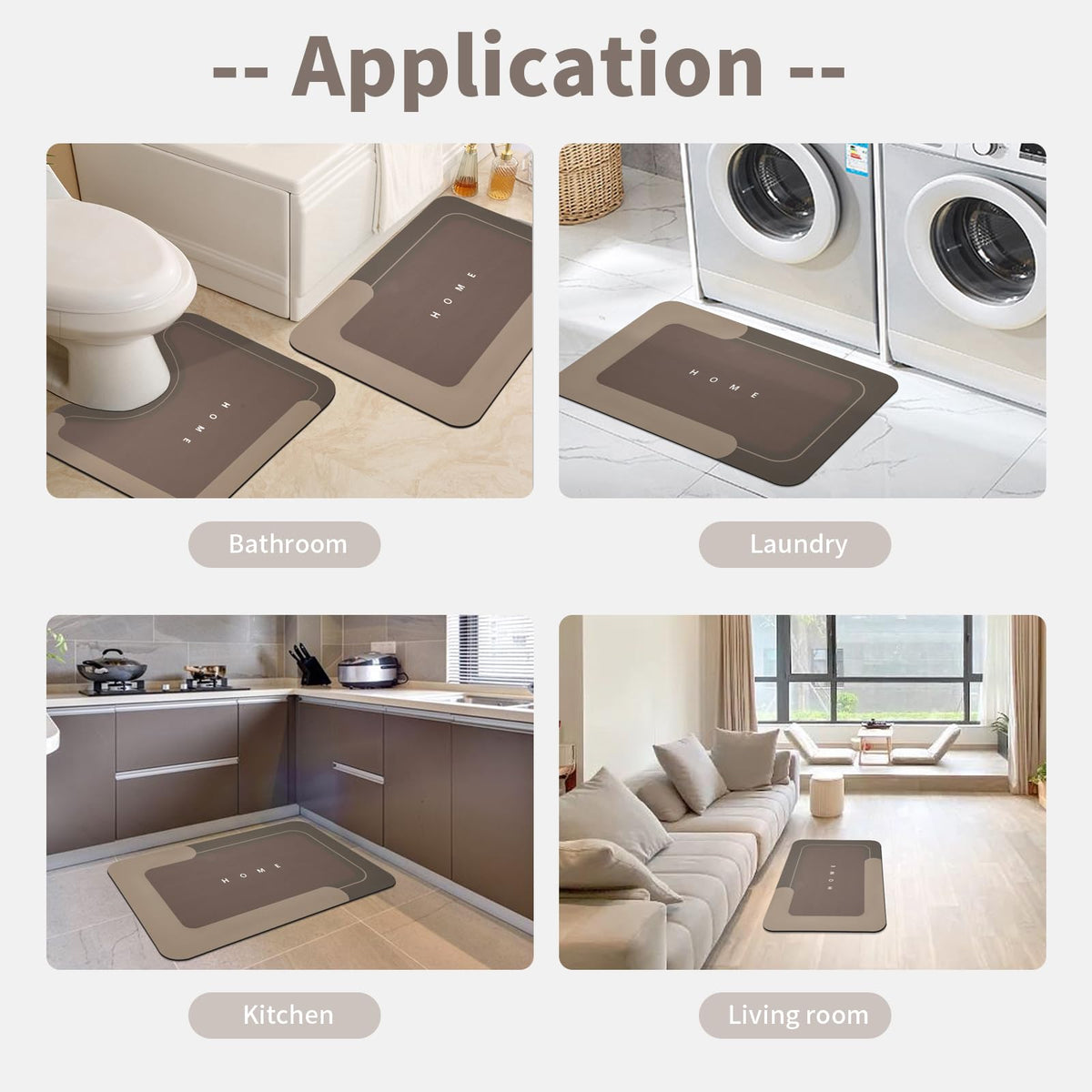 Easy-clean diatomite surface; machine washable.