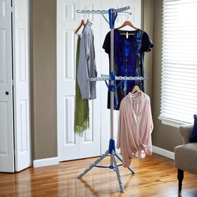 Household Essentials 5012-1 height range from 70 to 77.5 inches fits rooms.