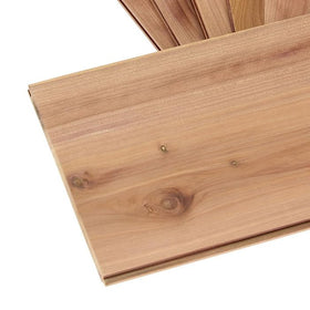  Household Essentials cedar panels in CedarStow-ready spaces for easy replacement