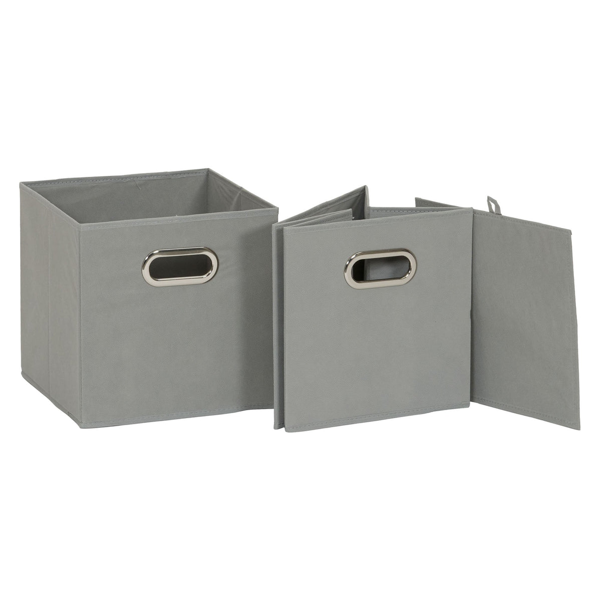 Household Essentials 11x11 inch cube fits standard cubby shelves neatly.