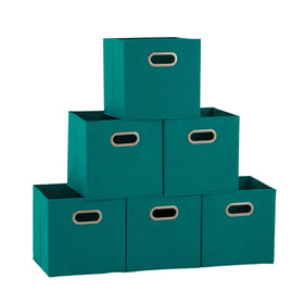 Household Essentials fabric storage cubes front view ideal for toy storage and closet organization