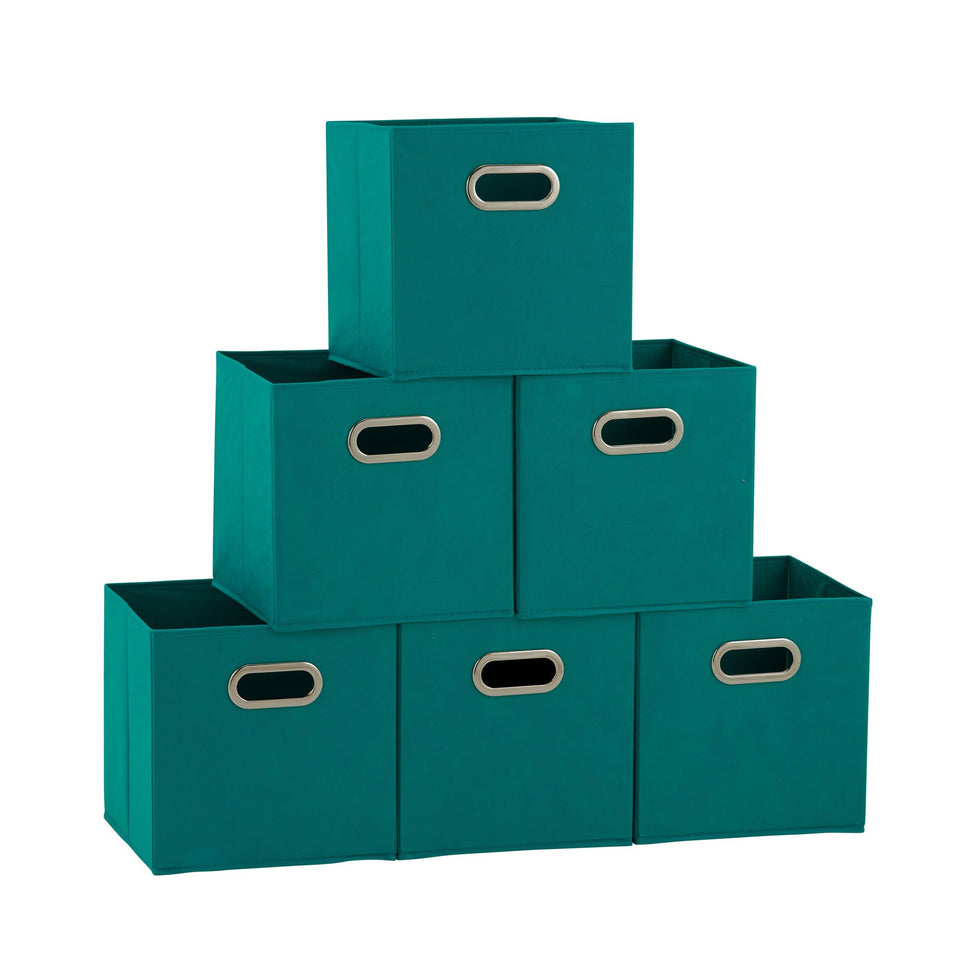 Household Essentials fabric storage cubes front view ideal for toy storage and closet organization