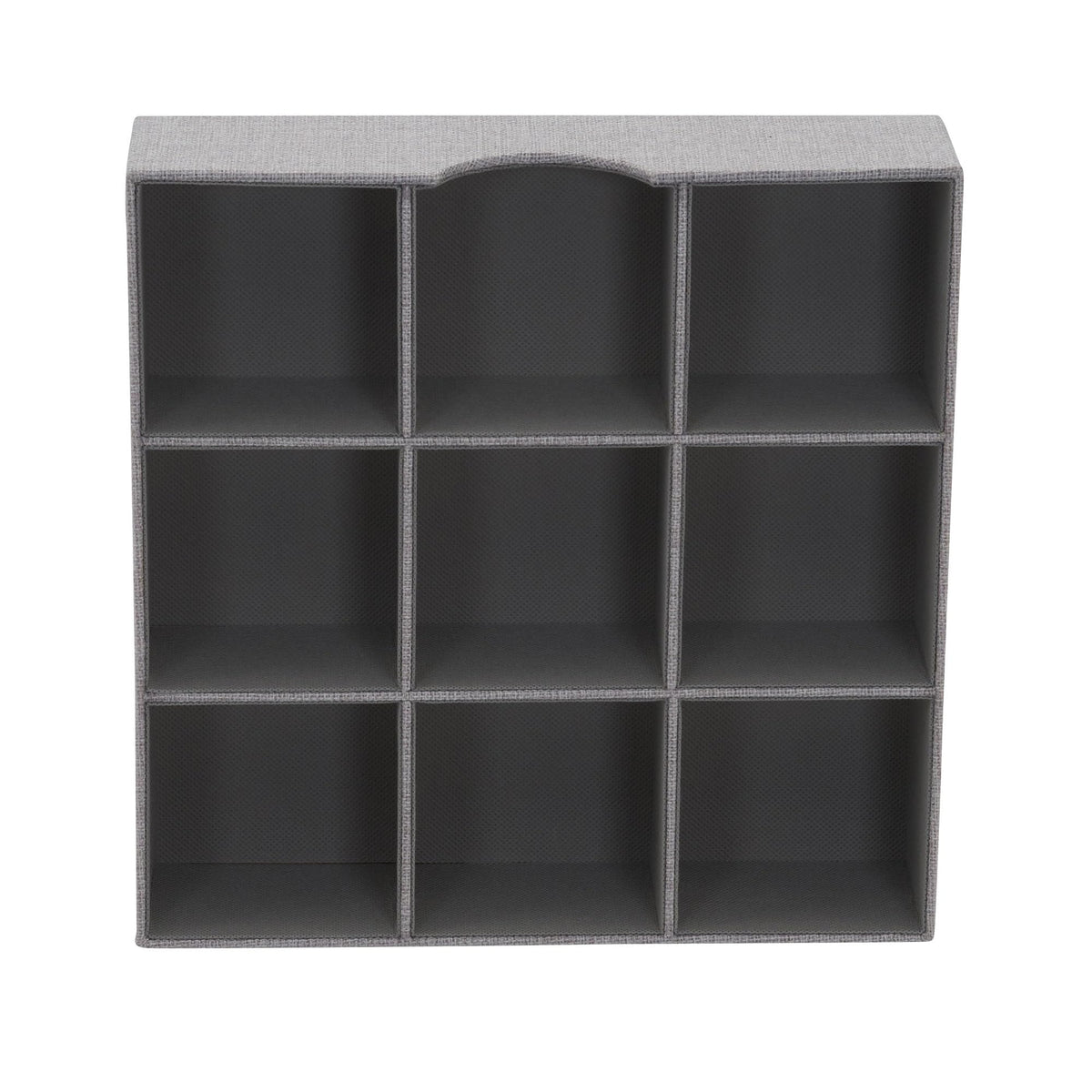 Household Essentials Grey 728-1 soft fabric cover protects contents from scuffs