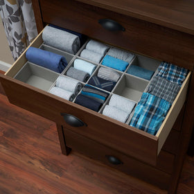 Household Essentials Grey 728-1 in-drawer setup for office supplies