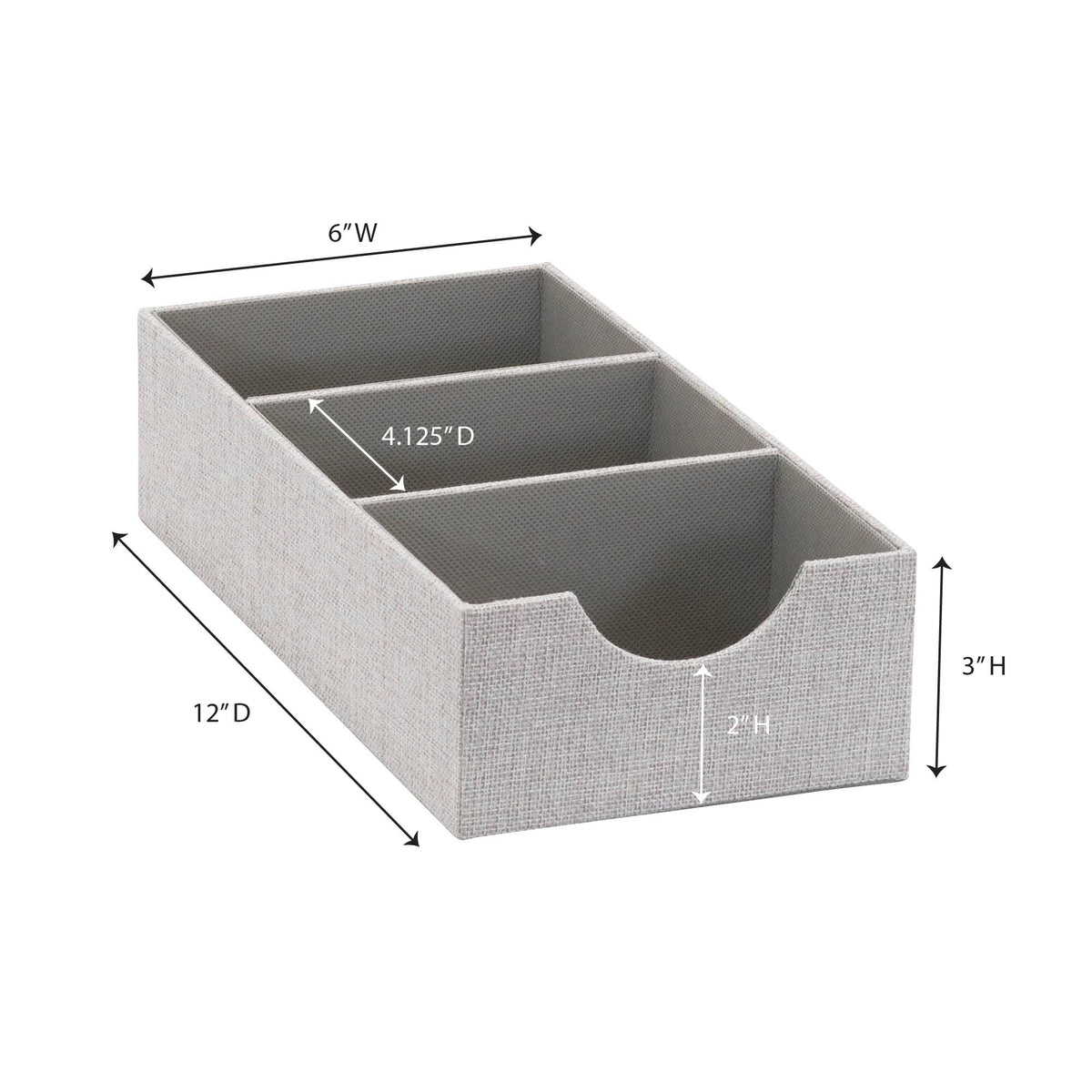Household Essentials hardsided frame organizer tray providing sturdy support for delicate items.