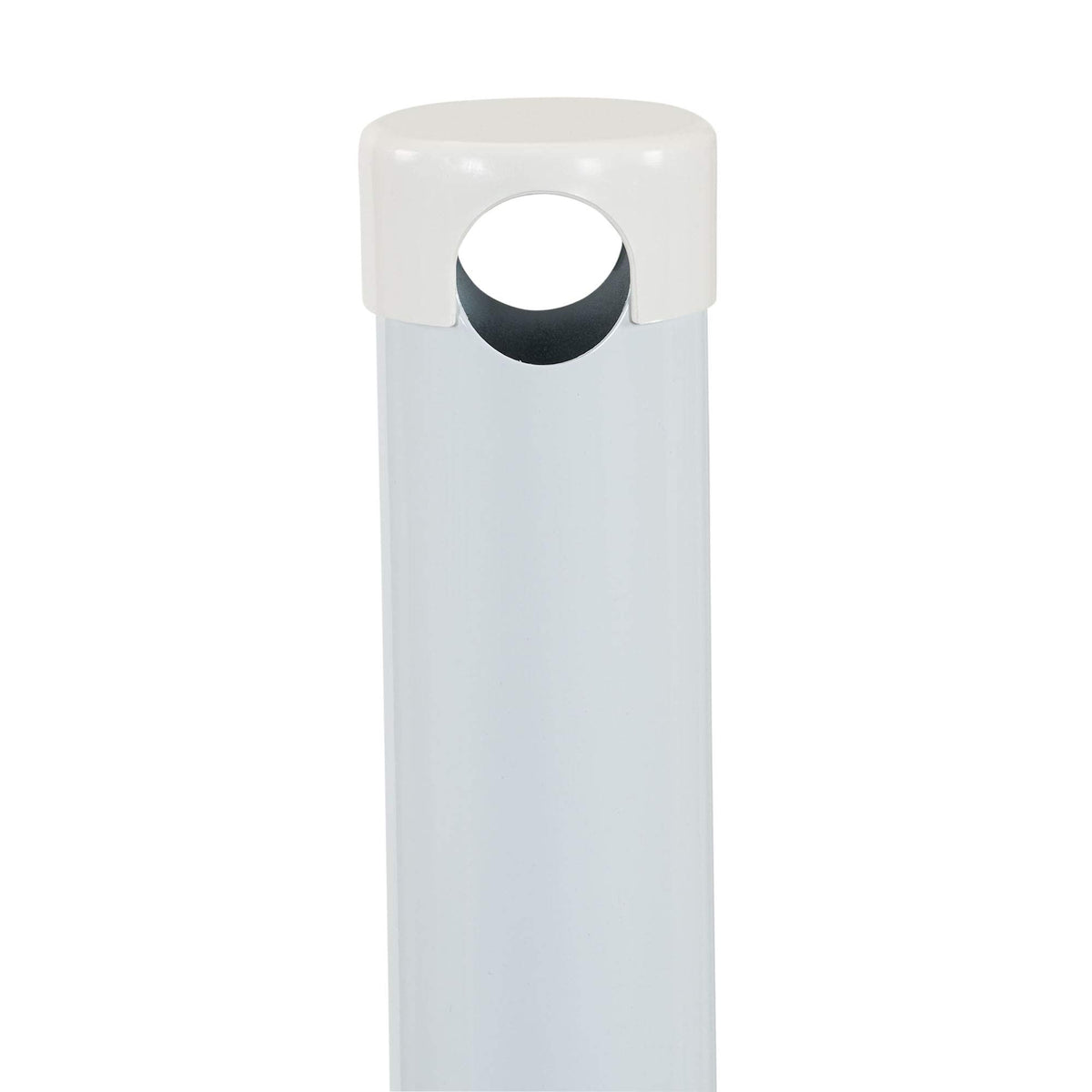 Household Essentials Mega T-post measures 86 inches tall with a 46 inch crossbar.