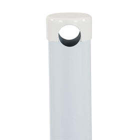 Household Essentials Mega T-post measures 86 inches tall with a 46 inch crossbar.