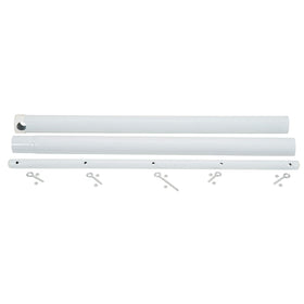 Household Essentials includes galvanized steel T-post and five eyelet screws.