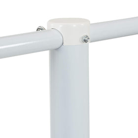 Household Essentials Mega clothesline setup with second T-post option.