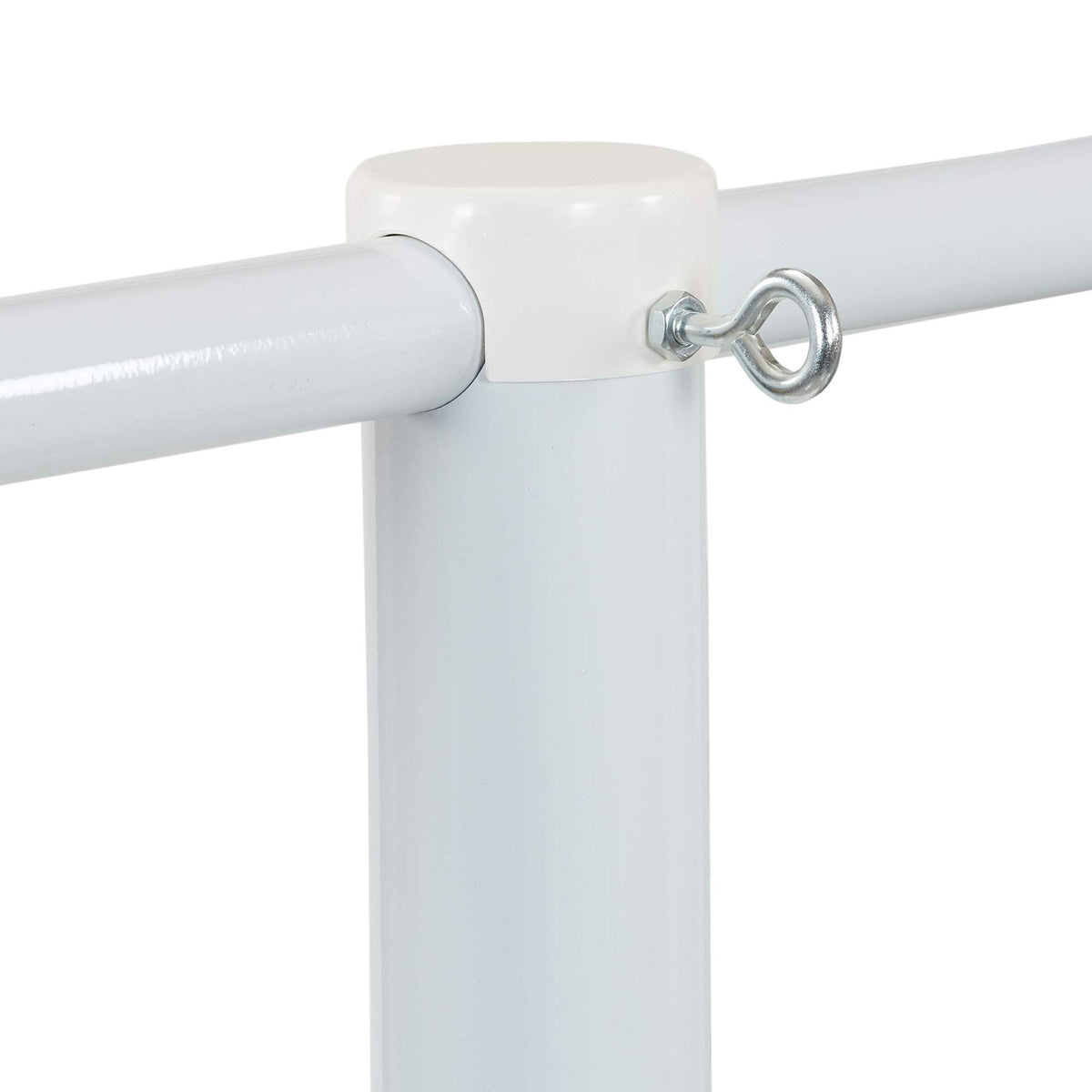 Household Essentials vertical posts provide sturdy support for outdoor drying.