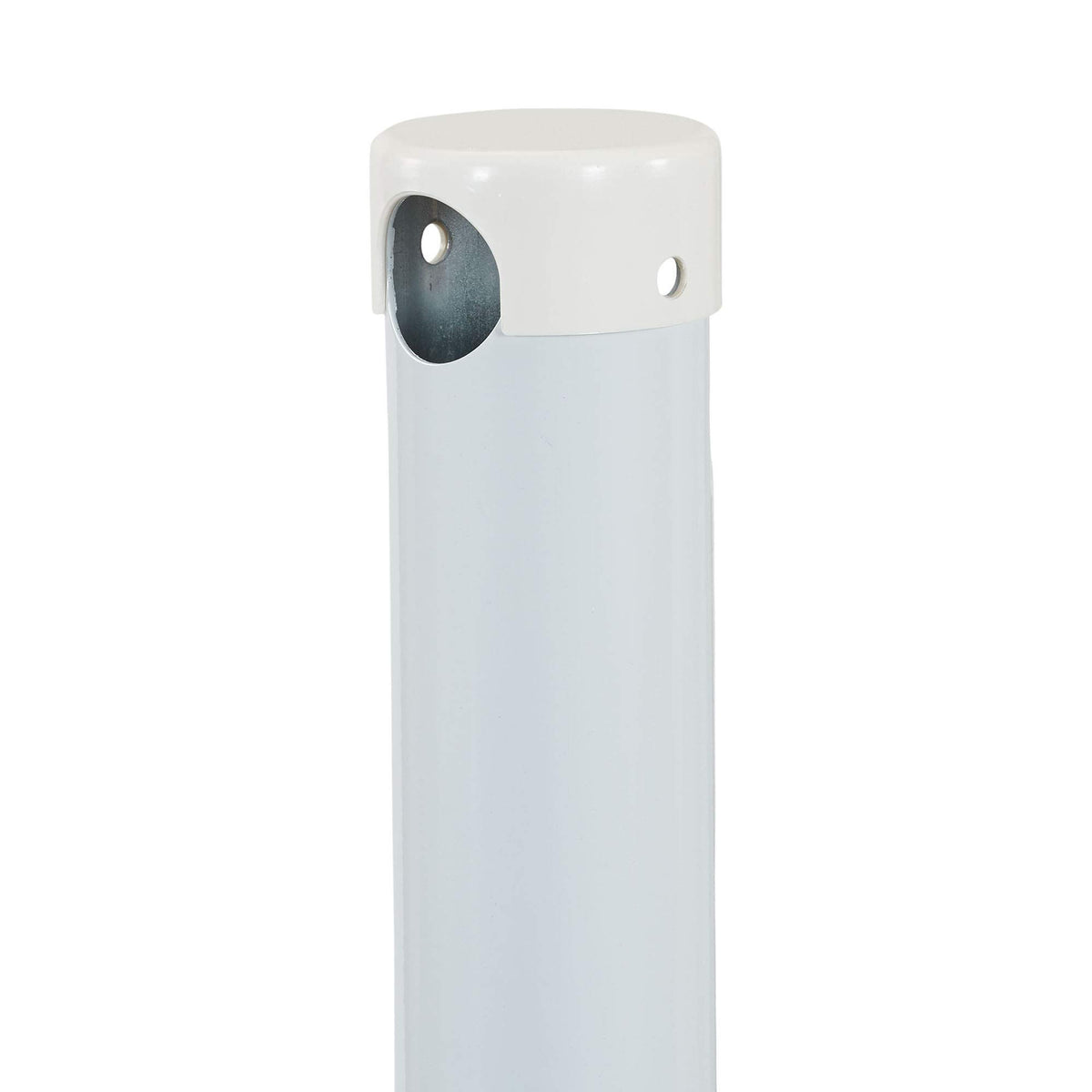 Household Essentials white finish complements outdoor spaces while resisting corrosion.