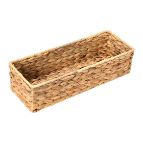 Household Essentials Water Hyacinth Rectangular Basket toilet paper storage solution