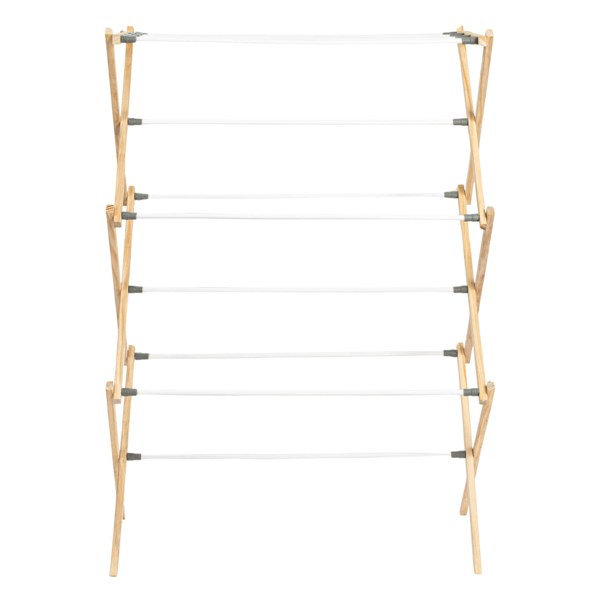 Household Essentials X-Frame drying rack offers 23.8 feet of hanging space for clothes
