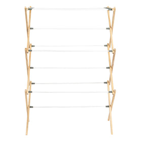 Household Essentials X-Frame drying rack offers 23.8 feet of hanging space for clothes