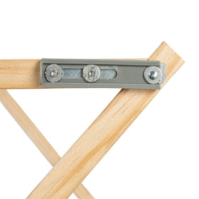 Household Essentials X-Frame drying rack natural finish blends with home interiors