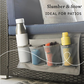 Houseify Slumber & Stow keeps essentials within reach at night.