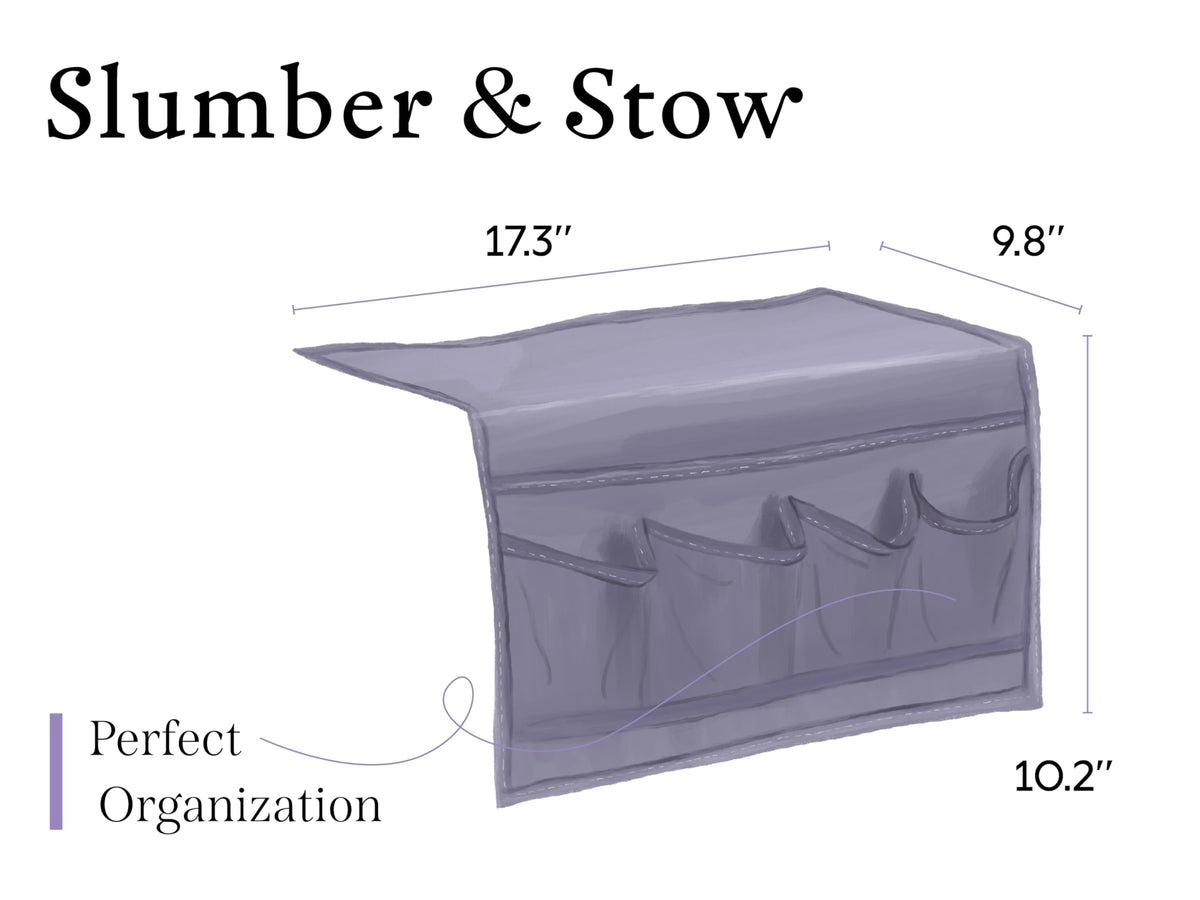 Houseify Slumber & Stow fits under the mattress for a secure setup.