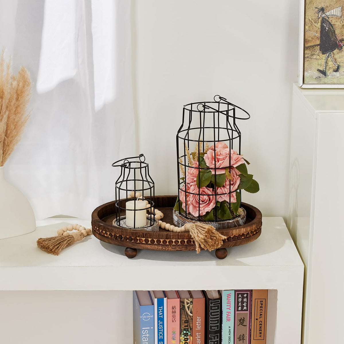 HouseJoy storage and display tray helps keep items organized.