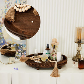 HouseJoy multipurpose tray for kitchen, living room, and bathroom organization.