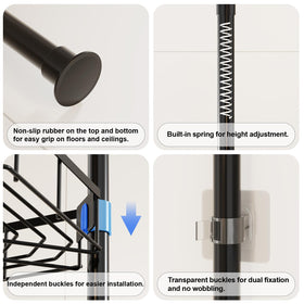 HouseUp durable, water-resistant design withstands humid bathroom conditions.