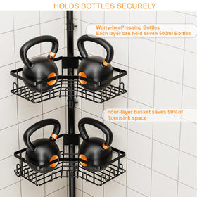 HouseUp 25mm diameter tube delivers sturdy, wobble-free stability under full loads.
