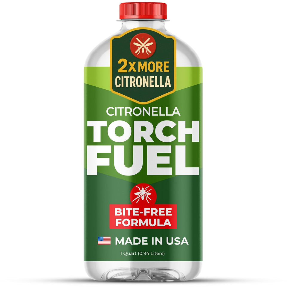 Houswise citronella torch fuel bottle pour for outdoor ambiance