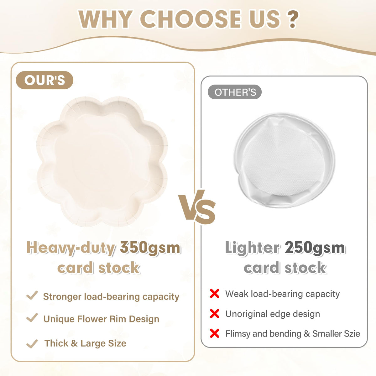 Houuqe ivory dinner knife for easy serving