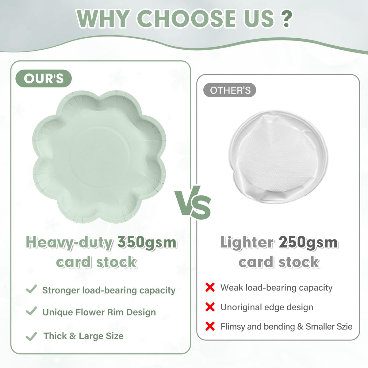 Houuqe sage green napkins 6.5in soft and absorbent for quick cleanup.