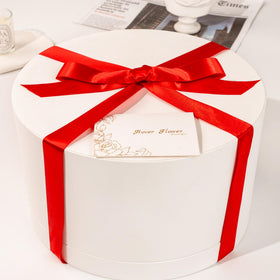 Hover Flower 27 Forever Roses white box full display reveals a 27-rose keepsake.