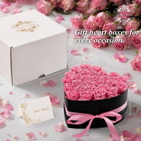 Hover Flower forever roses 16-rose arrangement makes a refined anniversary gift.