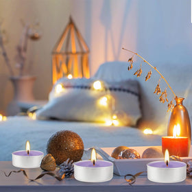 Howemon emergency light tealight lavender provides reliable lighting during outages
