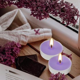 Howemon lavender tealight for weddings and celebrations with soft lighting