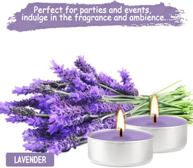 Howemon lavender tealight enhances yoga and meditation with calming scent