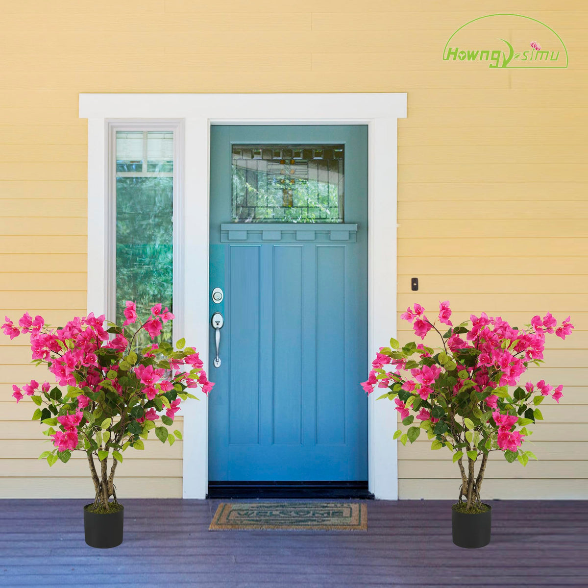 Howngyesimu bougainvillea tree in pot provides stable, ready-to-display decor.