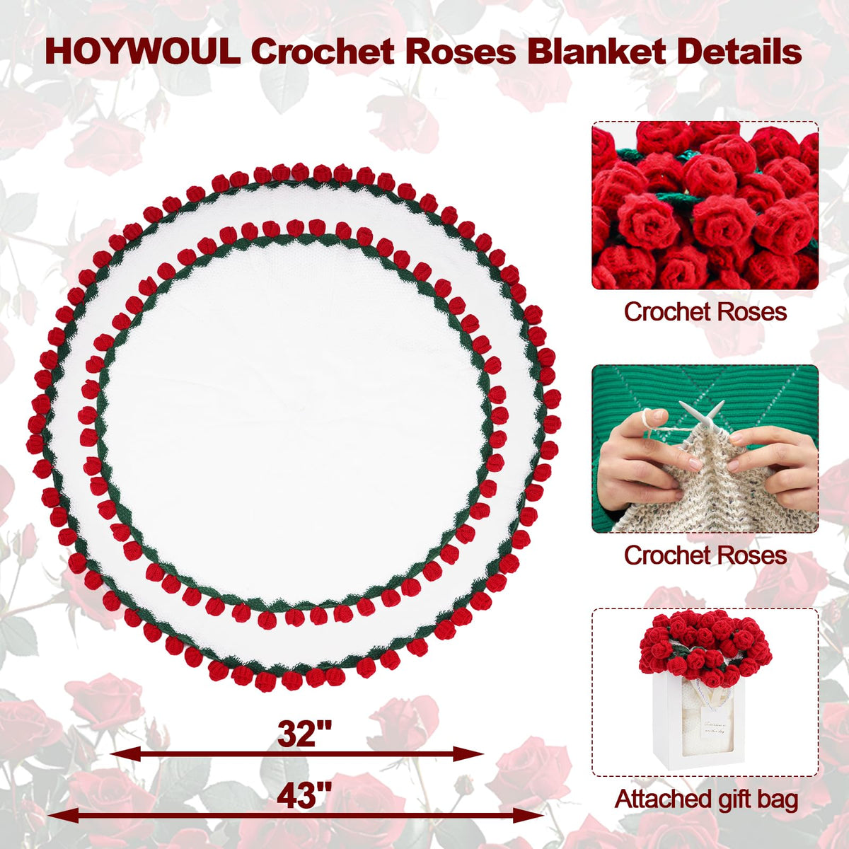 HOYWOUL Cozy blanket on sofa demonstrates decor versatility.