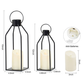 HPC Decor small lantern is ideal for table centerpieces and side tables.