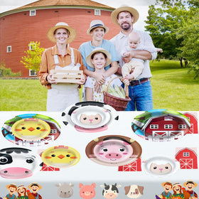 Hpscdyo pink bows theme plates add festive charm to birthdays and parties.