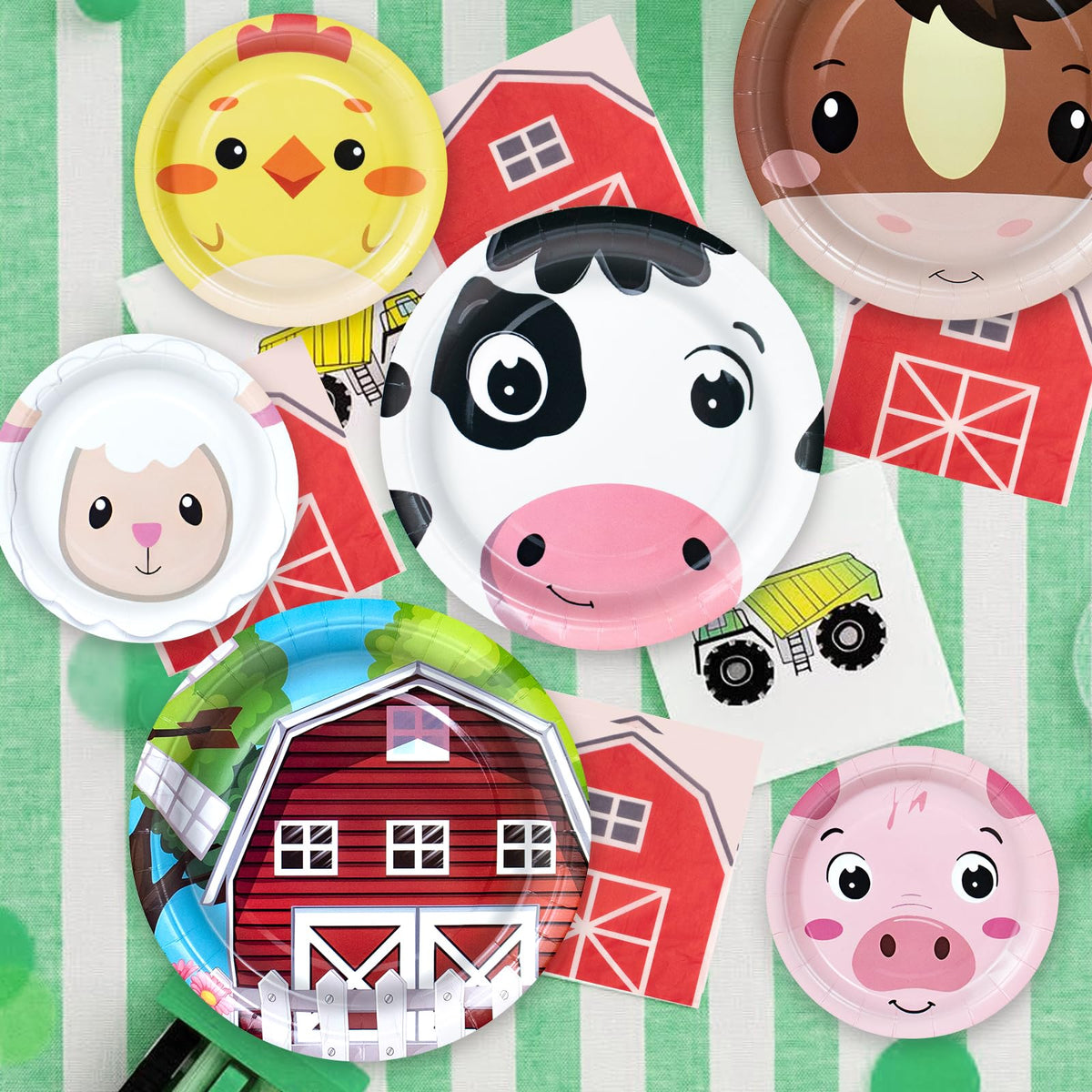 Hpscdyo race cars theme plates create dynamic tablescapes for energetic celebrations.