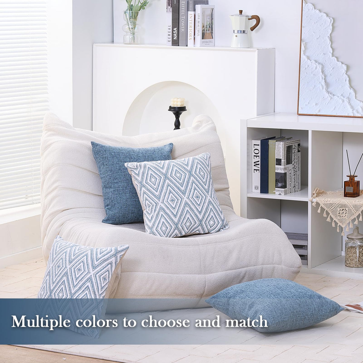 HPUK machine-washable blue cover stays colorfast and easy to care.