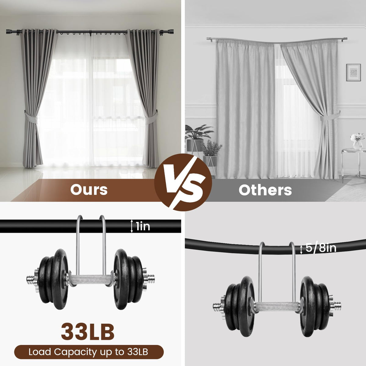 Hradecti matte black finish enhances decor in any room.
