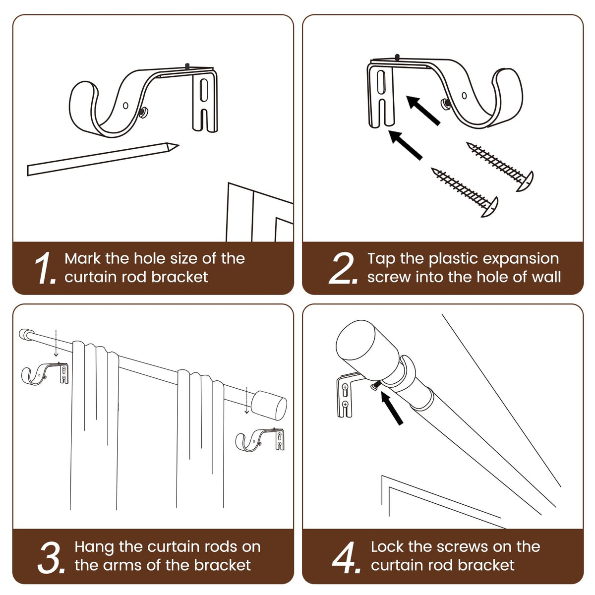 Hradecti window setup with grommet curtains for quick install.