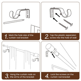 Hradecti window setup with grommet curtains for quick install.