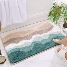 HRILO microfiber bathroom rug absorbent improves moisture control after showers