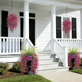 Hrobek three-piece arrangement enhances weddings and events with easy setup.