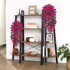 Hrobek waterproof faux flowers survive rain and sun for balcony decor