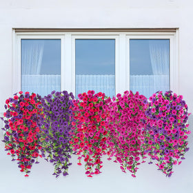 Hrobek artificial hanging flowers outdoor-use on patio for year-round color